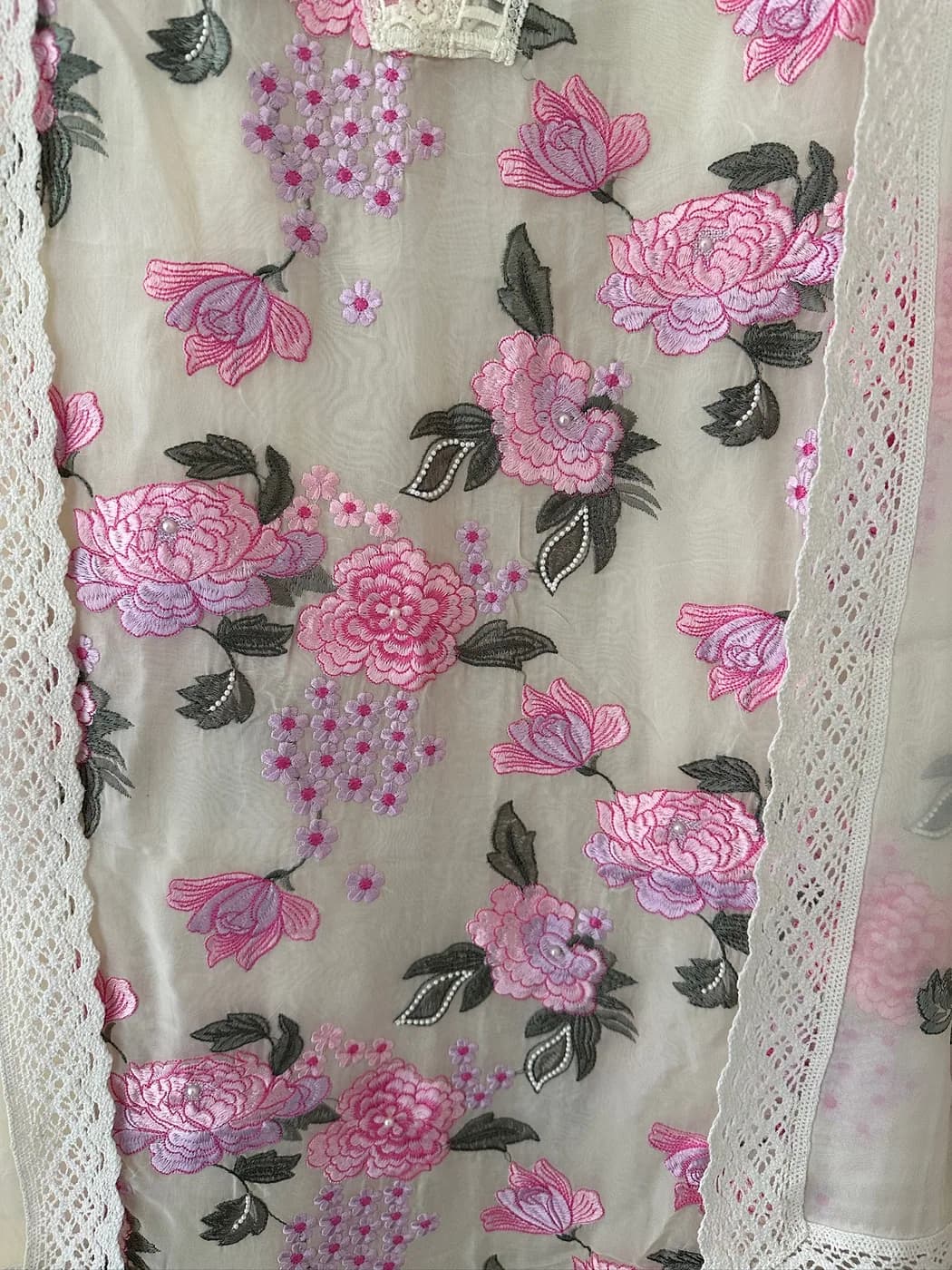 Ivory Rose Lace Suit — view 3 of 3