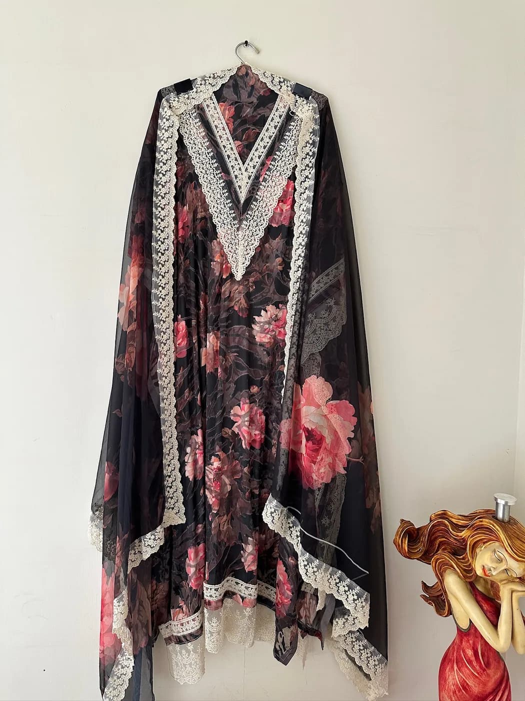 Noir Rose Lace Suit — view 2 of 3