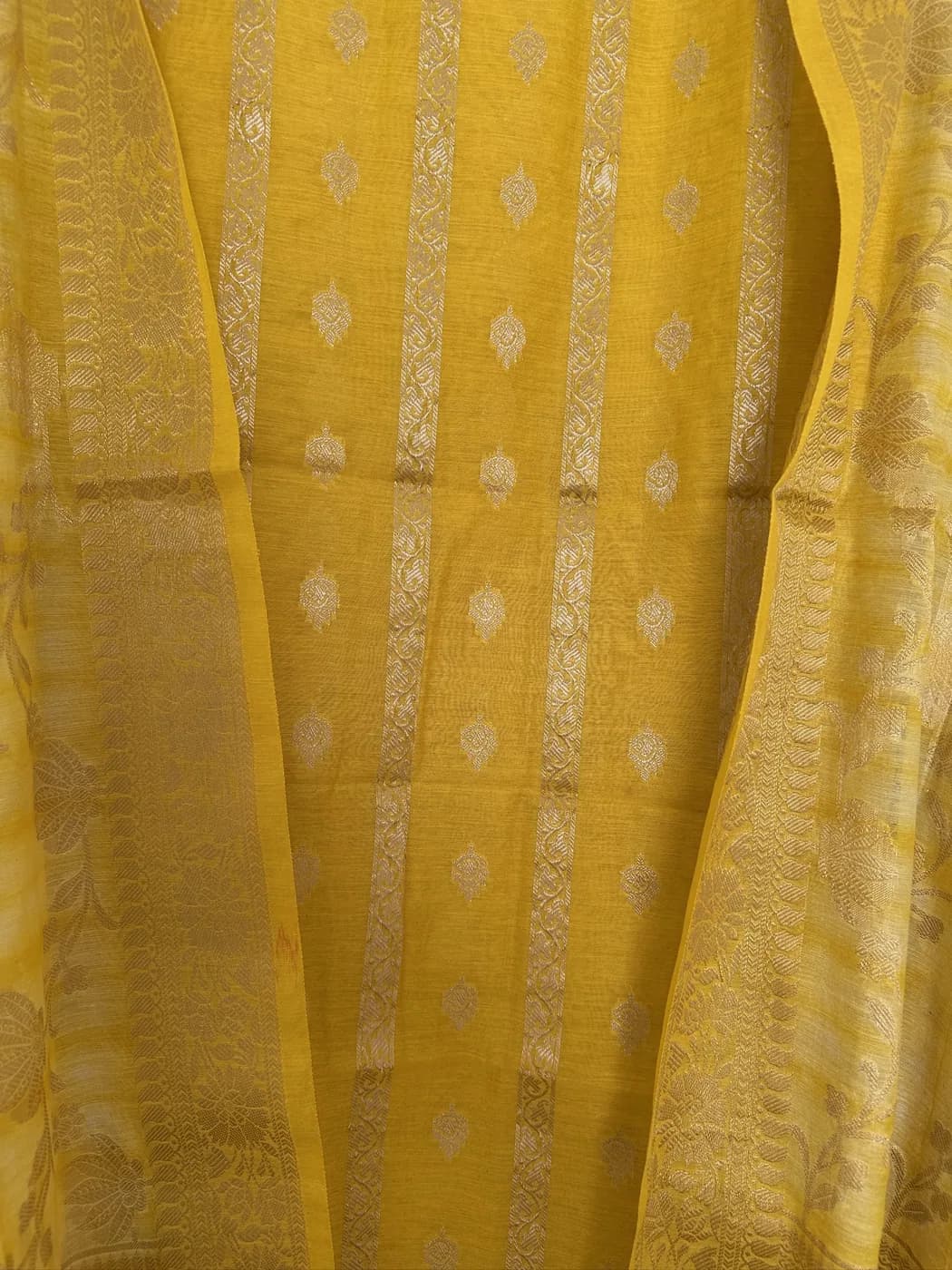 Saffron Banarsi Suit — view 3 of 3