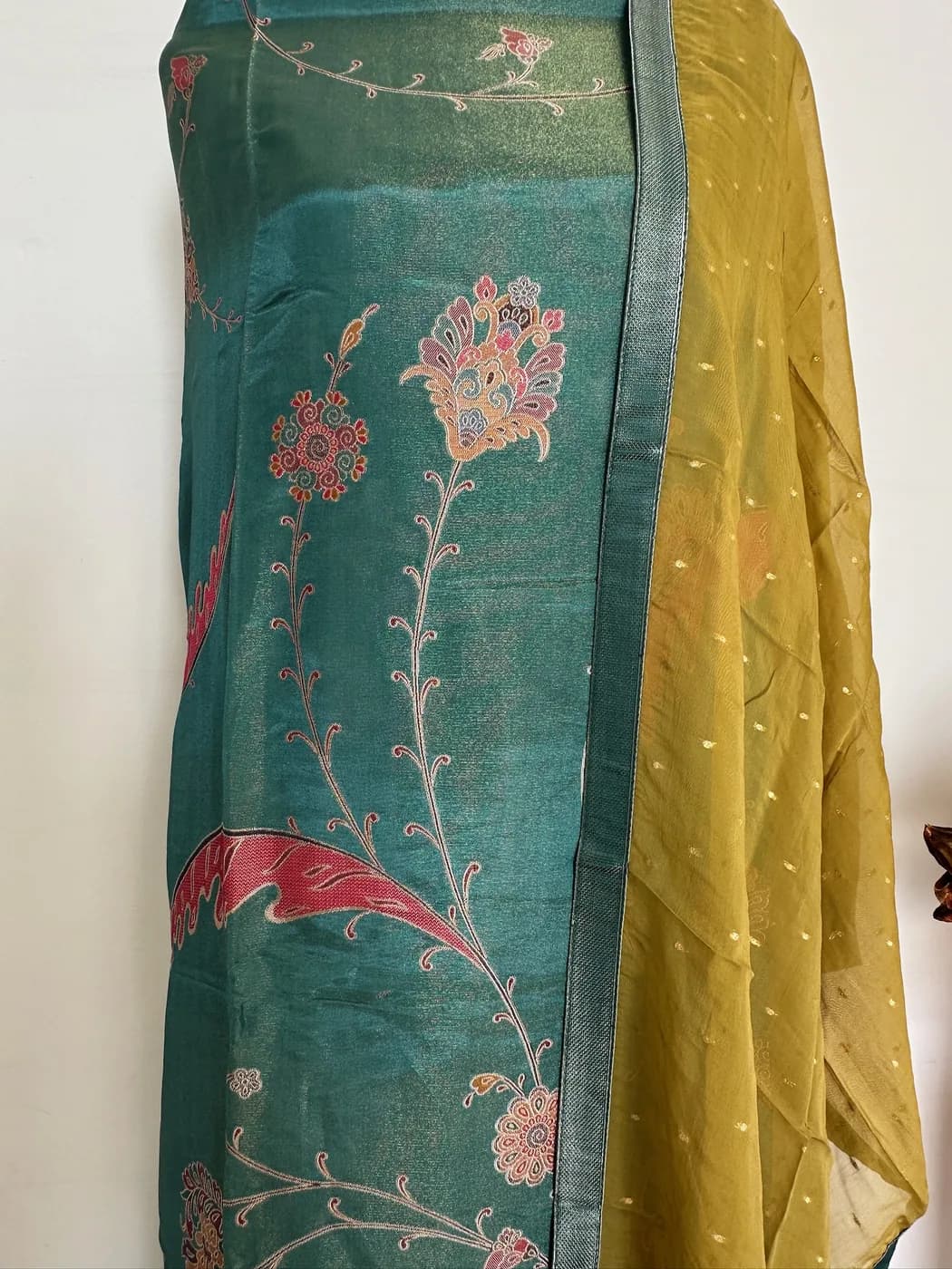 Teal Marigold Embroidered Suit — view 3 of 3