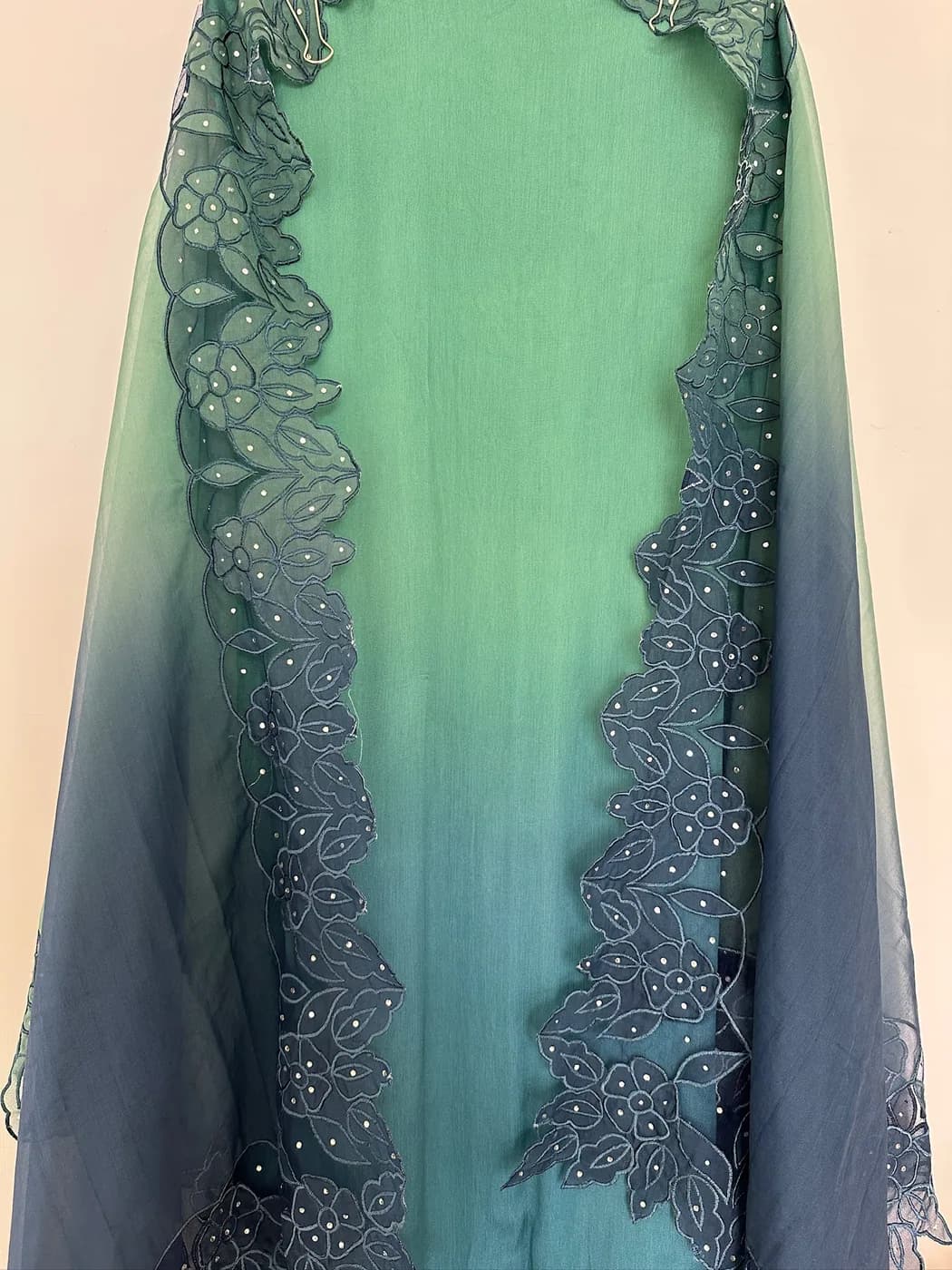 Teal Ombre Lace Suit — view 3 of 3